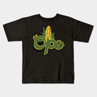 Ope! Corn time Kids T-Shirt